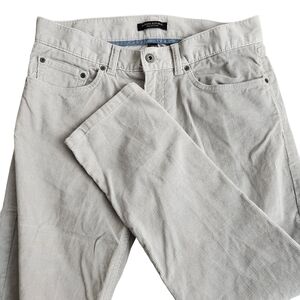 Banana Republic Pima Cotton Corduroy Jeans Men's 32x30 (33x26.5) Gray Straight